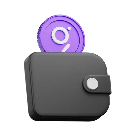 The Graph Wallet  3D Icon