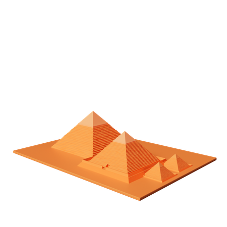 The Great Pyramid Of Giza  3D Icon