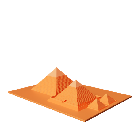 The Great Pyramid Of Giza  3D Icon