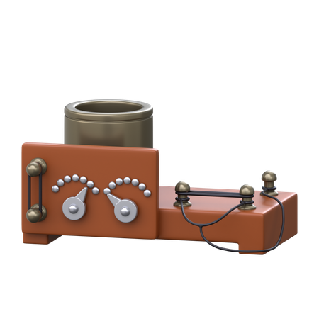 The Invention of Radio  3D Icon
