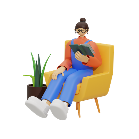 The Joy of Reading  3D Icon