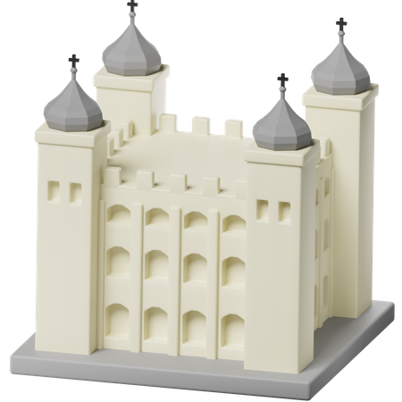 The London Tower  3D Icon