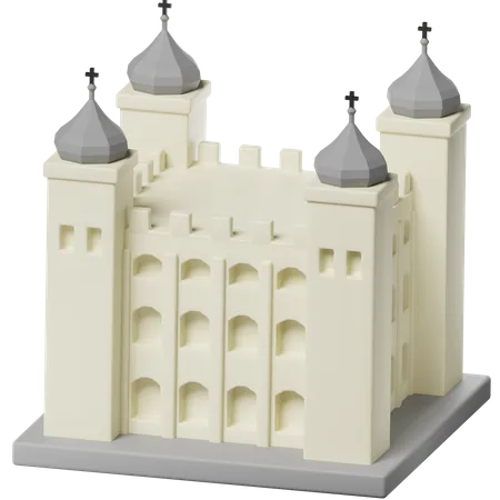 The London Tower  3D Icon