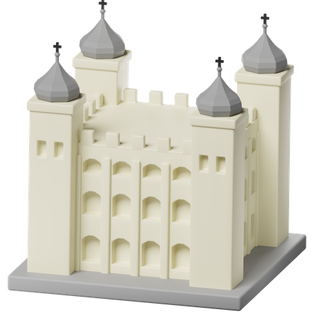 The London Tower  3D Icon