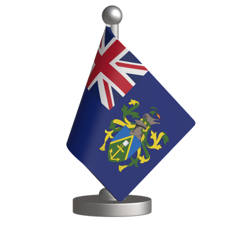 The Pitcairn Islands  3D Icon