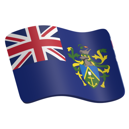 The Pitcairn Islands  3D Icon