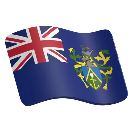 The Pitcairn Islands  3D Icon