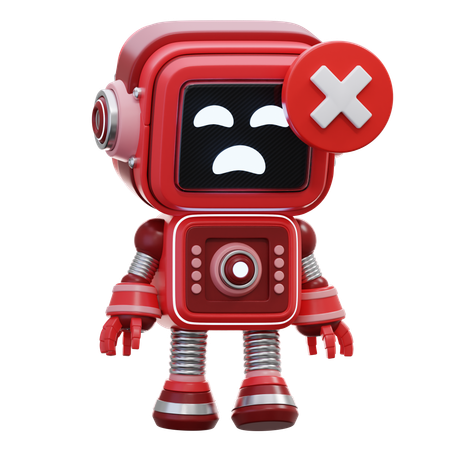 The Robot Refused  3D Icon