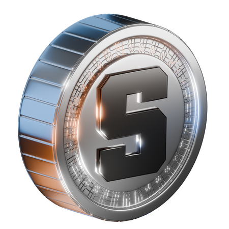 The Sandbox Coin  3D Icon