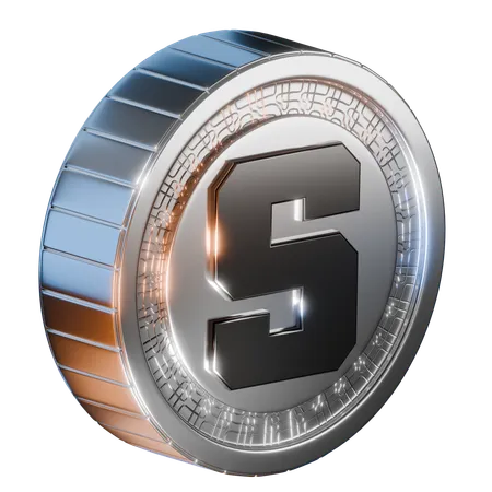 The Sandbox Coin  3D Icon