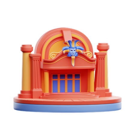 Theater  3D Icon