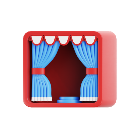 Theater  3D Icon