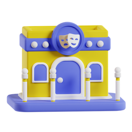 Theater  3D Icon