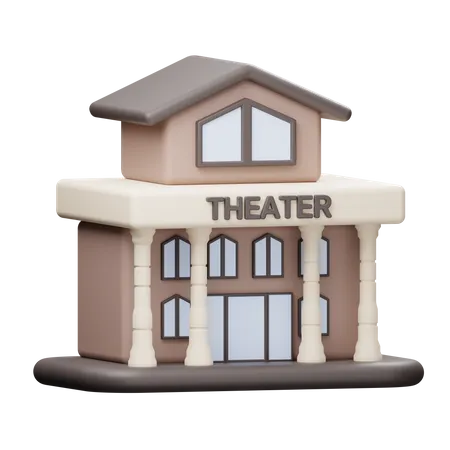 Theater  3D Illustration