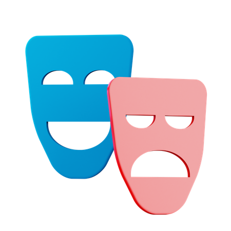 Theater Mask  3D Icon