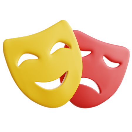 Theater Mask  3D Icon