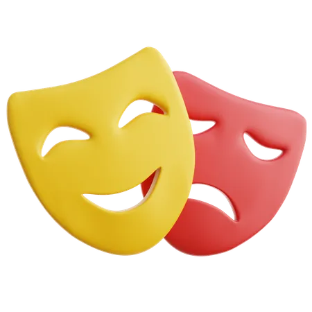 Theater Mask  3D Icon