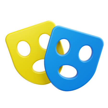 Theater Mask  3D Icon