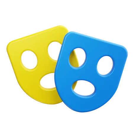 Theater Mask  3D Icon