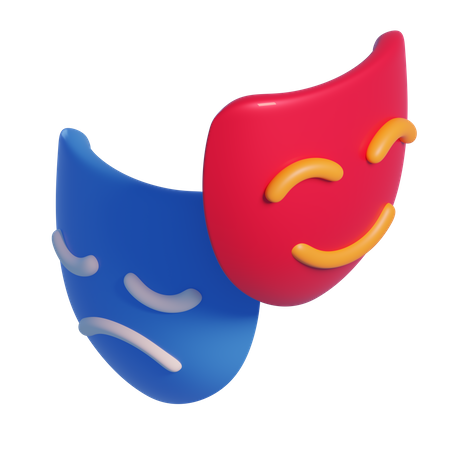 Theater Mask  3D Icon