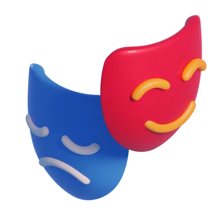 Theater Mask  3D Icon