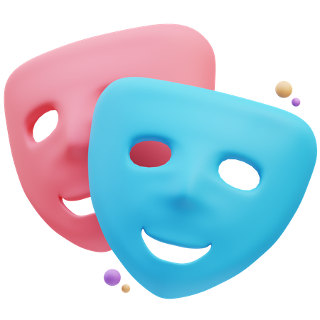 Theater Mask  3D Icon