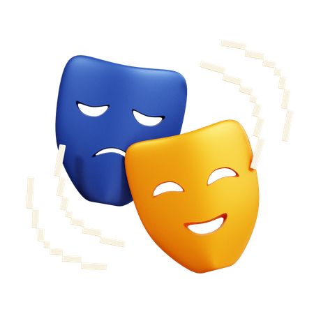 Theater Mask  3D Icon