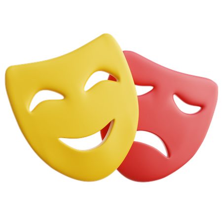 Theater Mask  3D Icon