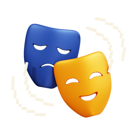 Theater Mask  3D Icon