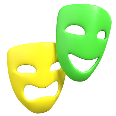 Theater Mask  3D Icon