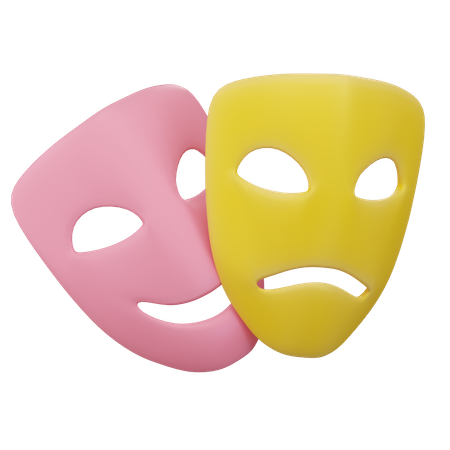 Theater Mask  3D Icon