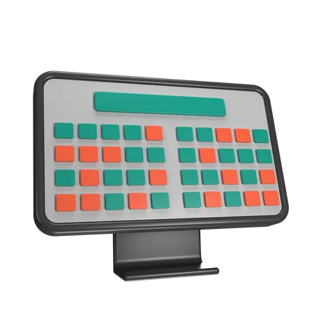 Theater Seat Reservation  3D Icon