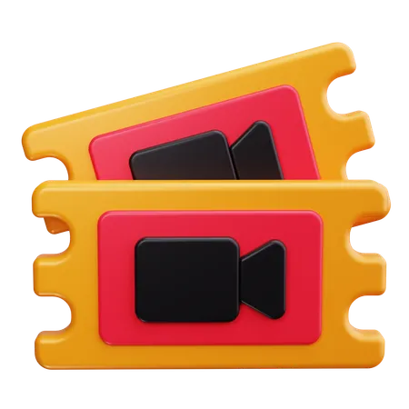 Theater Ticket  3D Icon