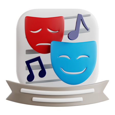 Schauspielclub  3D Icon