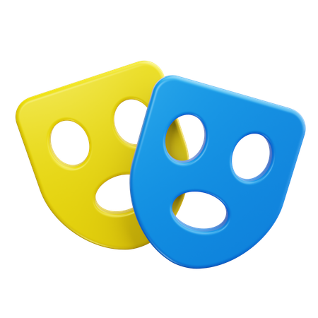 Theatermaske  3D Icon