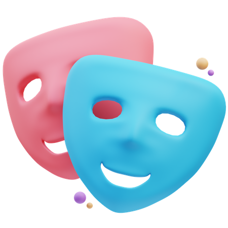 Theatermaske  3D Icon