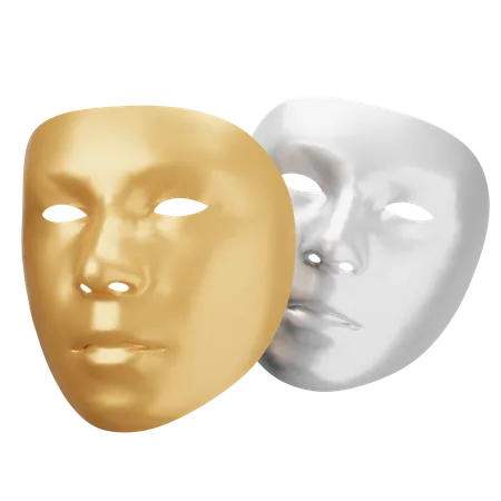 Theatre Mask  3D Icon
