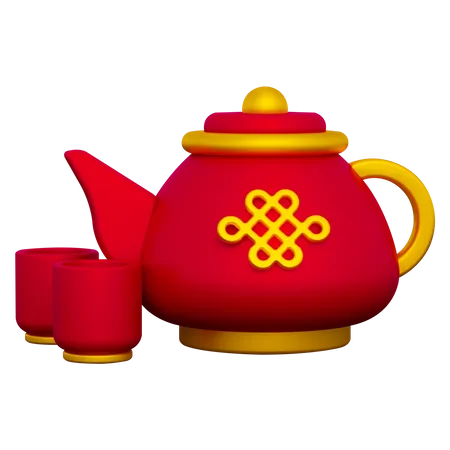 Théière chinoise  3D Icon