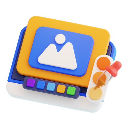 Thème de couleur  3D Icon