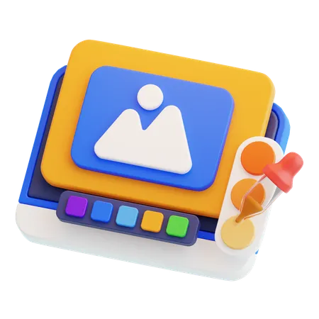 Thème de couleur  3D Icon