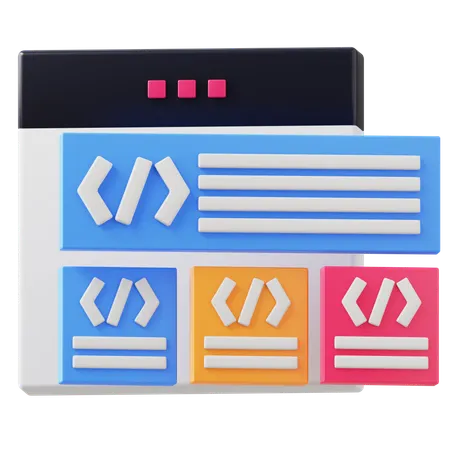 Theme Website  3D Icon