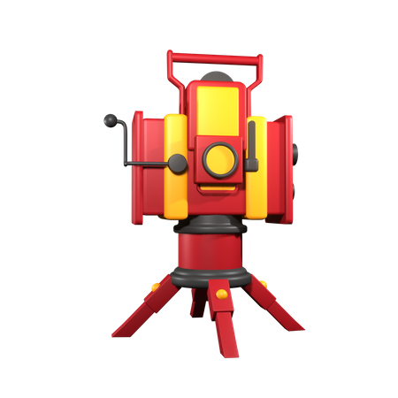 Theodolite  3D Icon