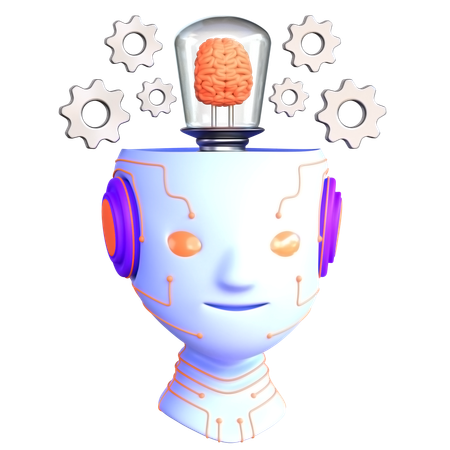 Theory of Mind AI  3D Icon