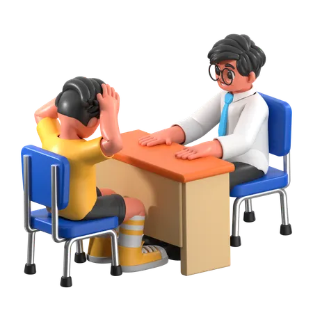 Therapeutensitzung  3D Icon
