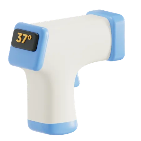 Thermometer Gun Or Thermogun 3D Icon