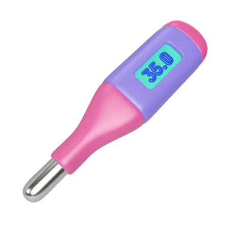 This Is An Illustration Of 3 D Render Icon Thermometer High Resolution Psd File Isolated On Transparent Background 3D Illustration