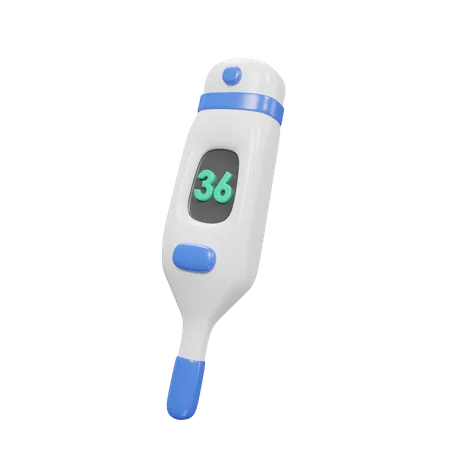 Thermometer Icon 3 D Illustration Medical Assets 3D Icon