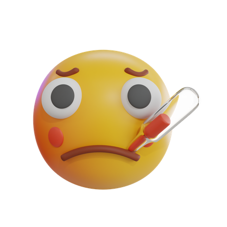 Thermometer Emoji  3D Icon