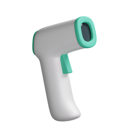 Thermometer Gun  3D Illustration