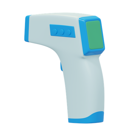 Thermometer Gun  3D Illustration